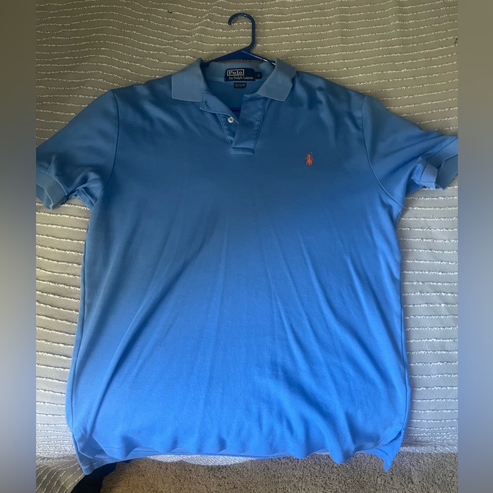 POLO Ralph Lauren light blue button shirt